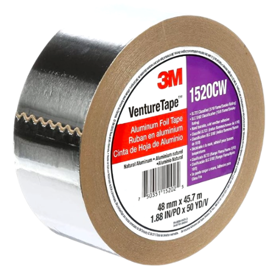 3M 1520-CW non-conductive aluminum foil tapes