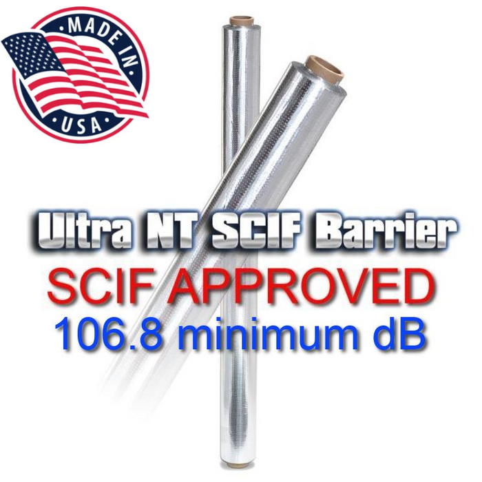 ULTRA NT SCIF Barrier-SOLID | 106.8 dB MSE 100 MHz–10 GHz - 500 sq/ft