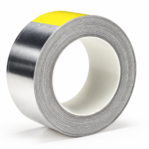 Roll of 3M 3302 Conductive Aluminum Foil Tape on a white background