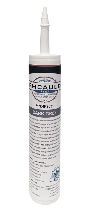 EMCaulk Conductive Caulk - Classic and Flex (12) 10 oz. tubes per case.