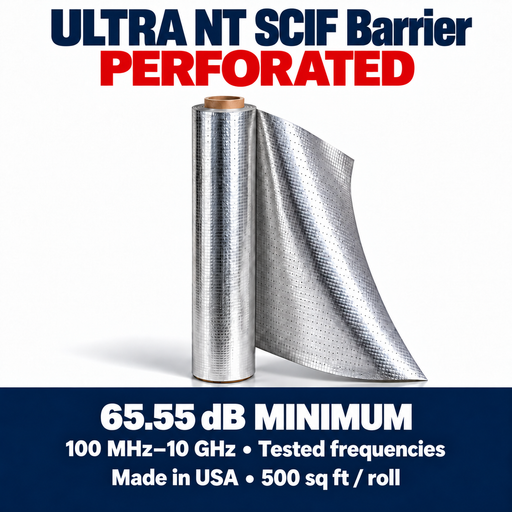 ULTRA NT SCIF Barrier – PERFORATED | 65.55 dB | 500 sq ft Roll