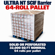 ULTRA NT SCIF Barrier | 64-Roll Pallet | SOLID or PERFORATED