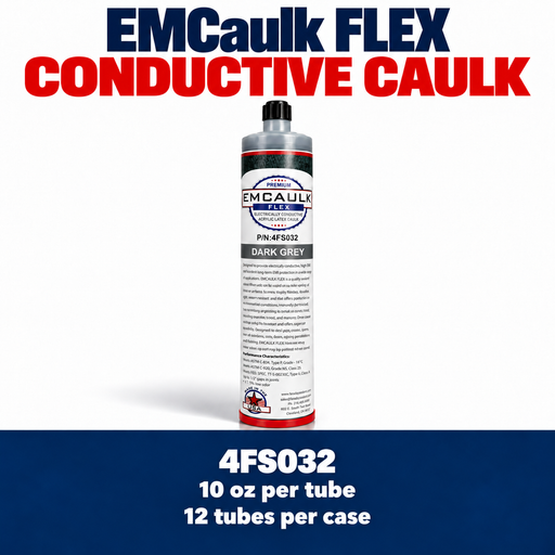 EMCaulk FLEX Conductive Caulk | 4FS032 | 12 × 10 oz Case