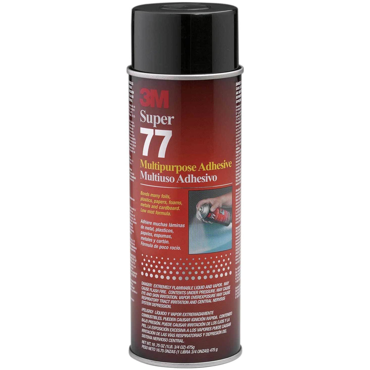 3M Super 77 Classic Spray Adhesive - Clear, 24 fl oz Can